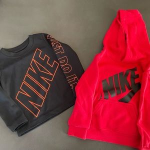 Nike dri-fit long sleeve and hoodie